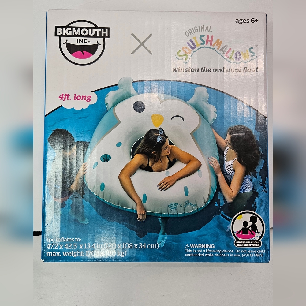 SQUASHAMALLOWS- WINSTON THE OWL POOL FLOAT - Picture 3 of 5